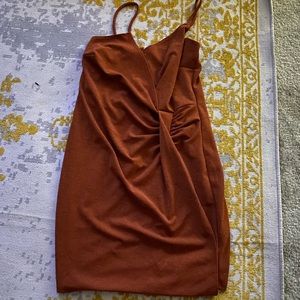 Orange dress